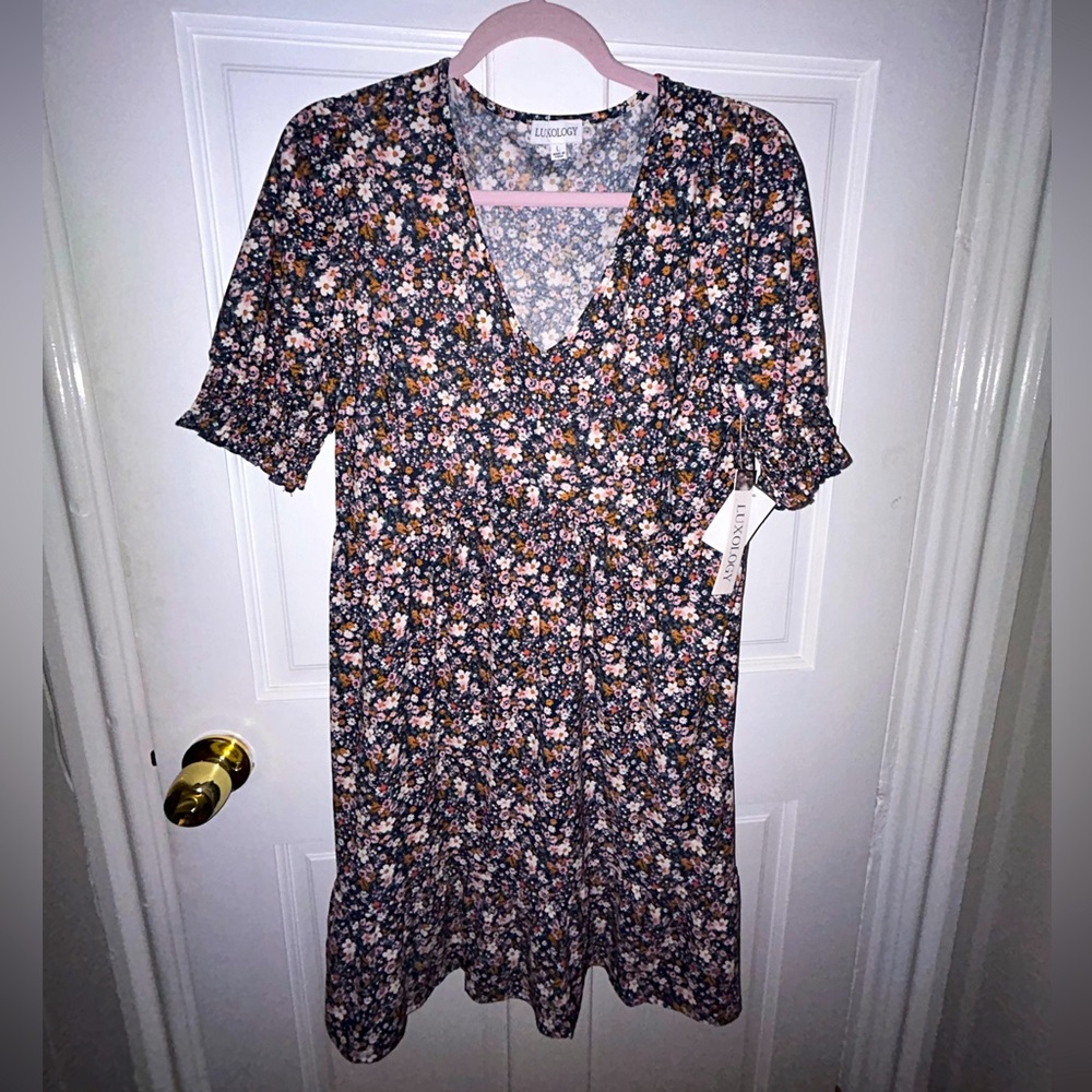 Floral Mid Dress.